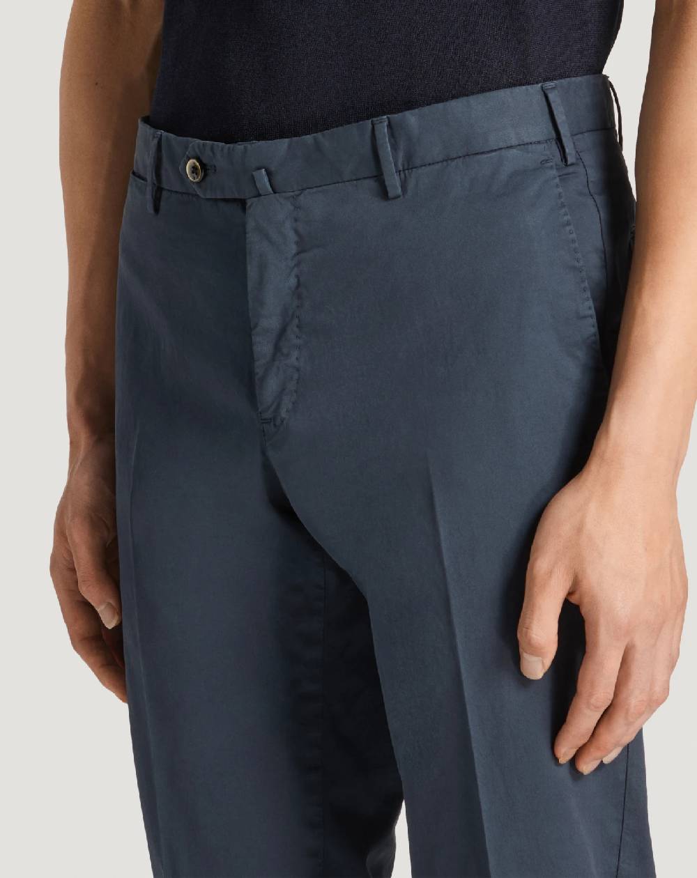 Pt Torino Pantaloni Slim in gabardina stretch In Vendita