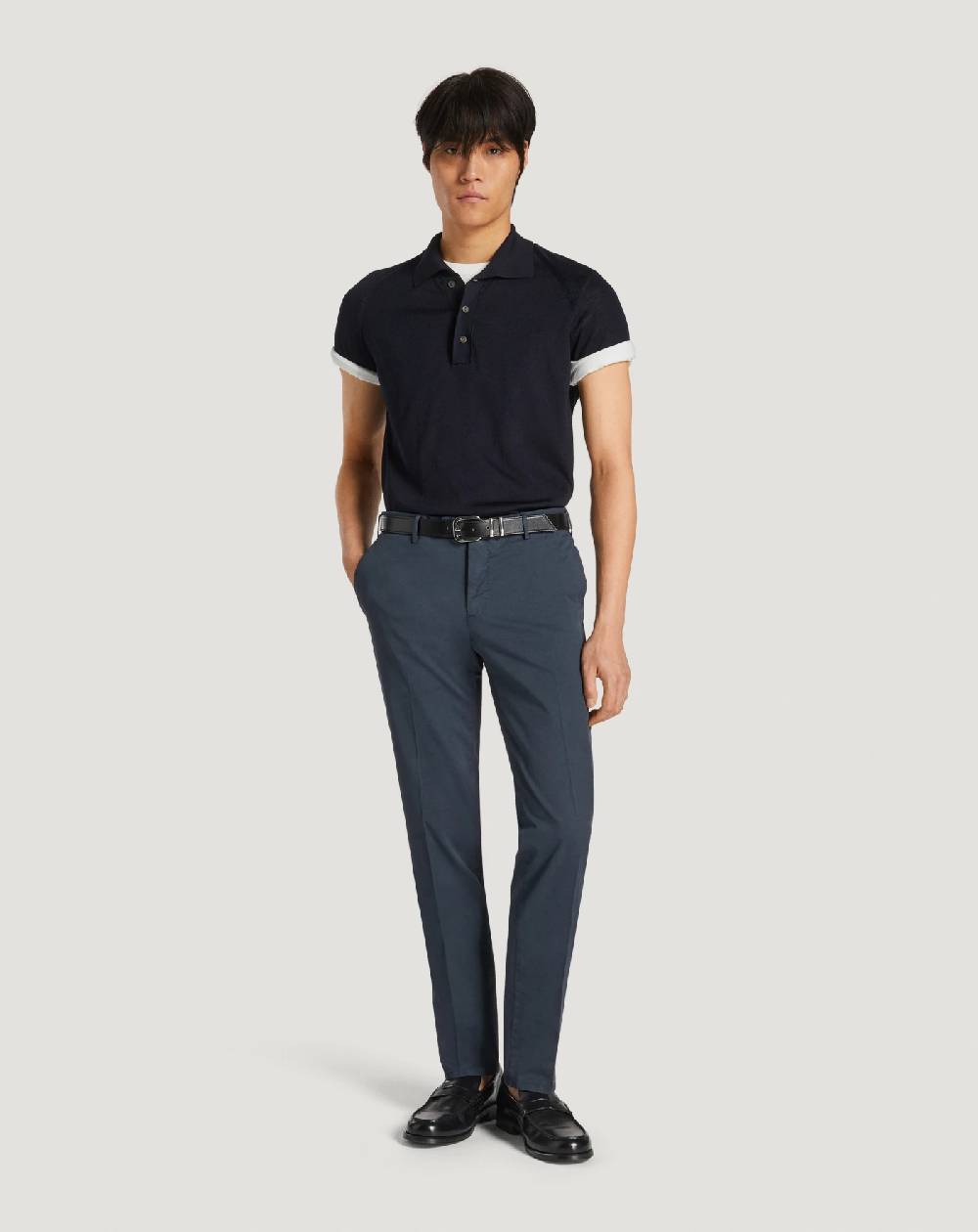 Pt Torino Pantaloni Slim in gabardina stretch In Vendita