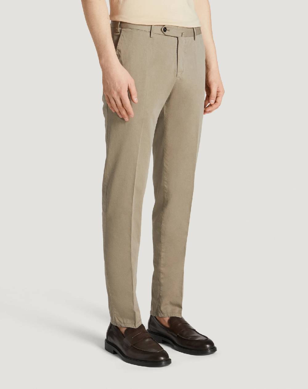 Pt Torino Pantaloni Slim in silkochino In Linea