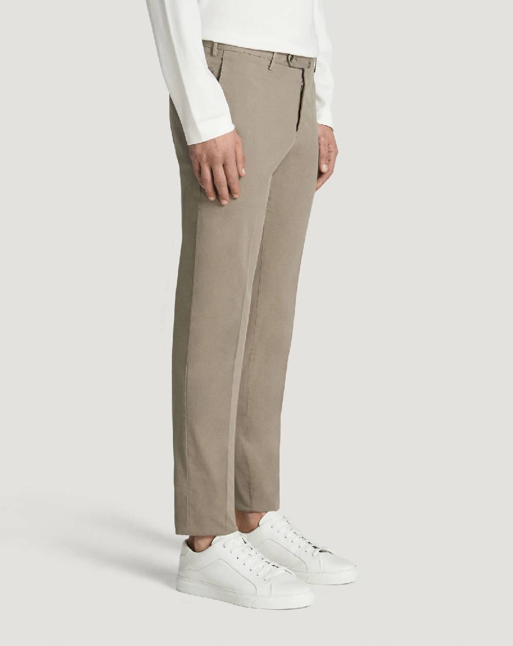 Pt Torino Pantaloni Slim in gabardina stretch Nuovo