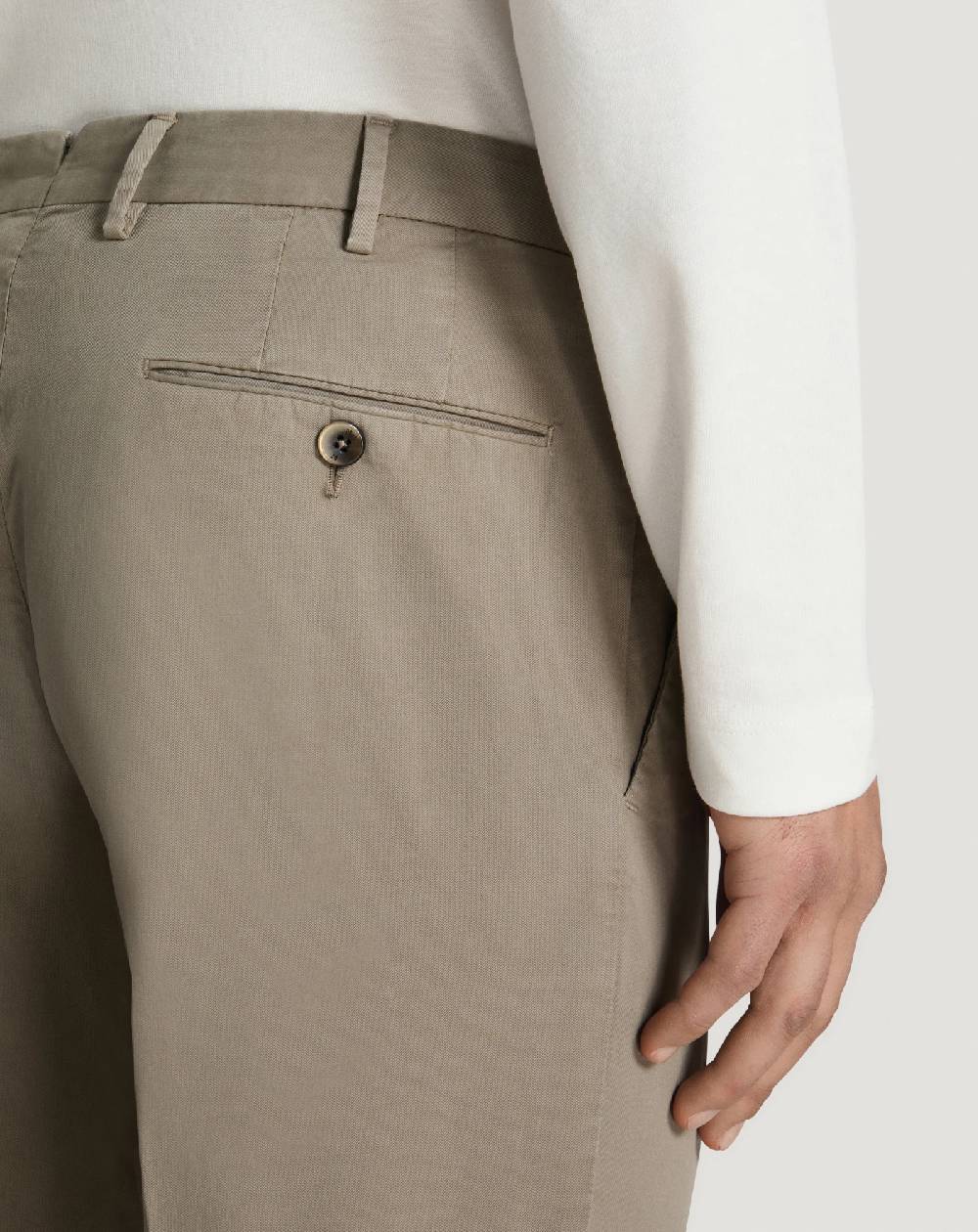 Pt Torino Pantaloni Slim in gabardina stretch Nuovo