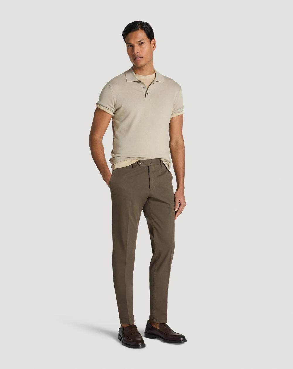 Pt Torino Pantaloni Slim in gabardina stretch Vendita