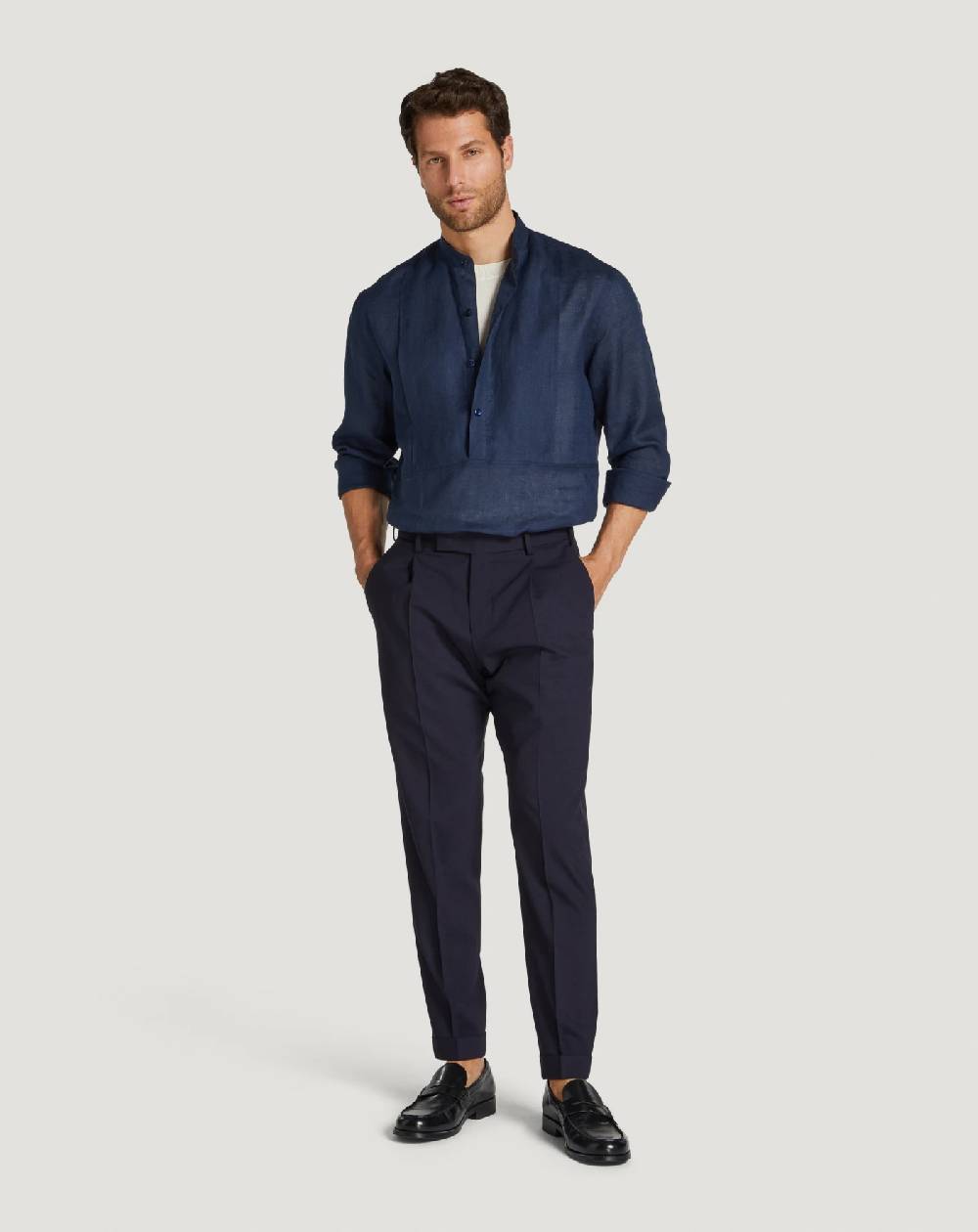 Pt Torino Pantaloni Rebel in lana tropical Spedizione Gratuita