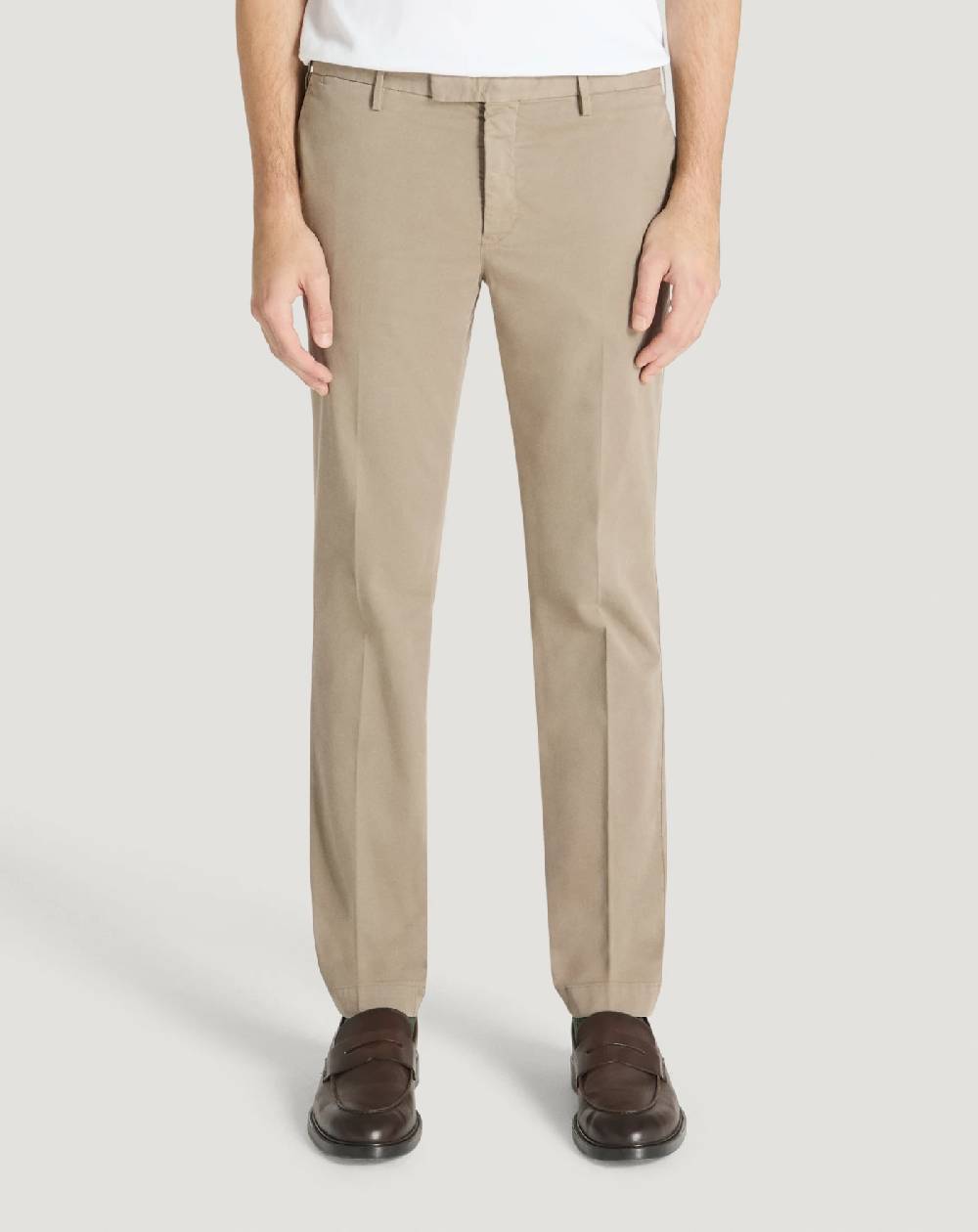 Pt Torino Pantaloni Skinny in cotone batavia Consegna Veloce