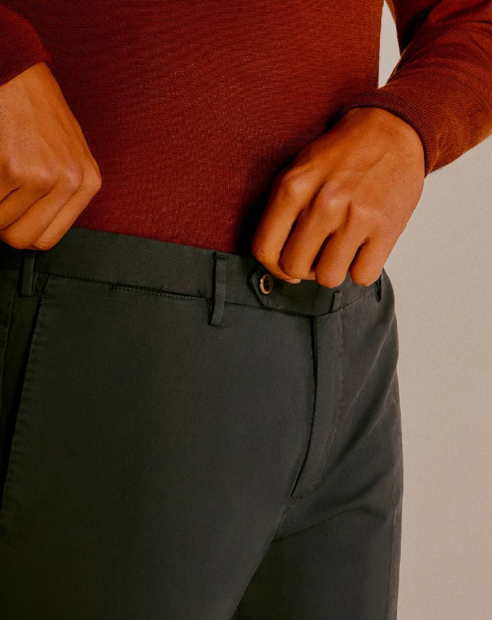 Pt Torino Pantaloni Superslim in gabardina stretch Presa