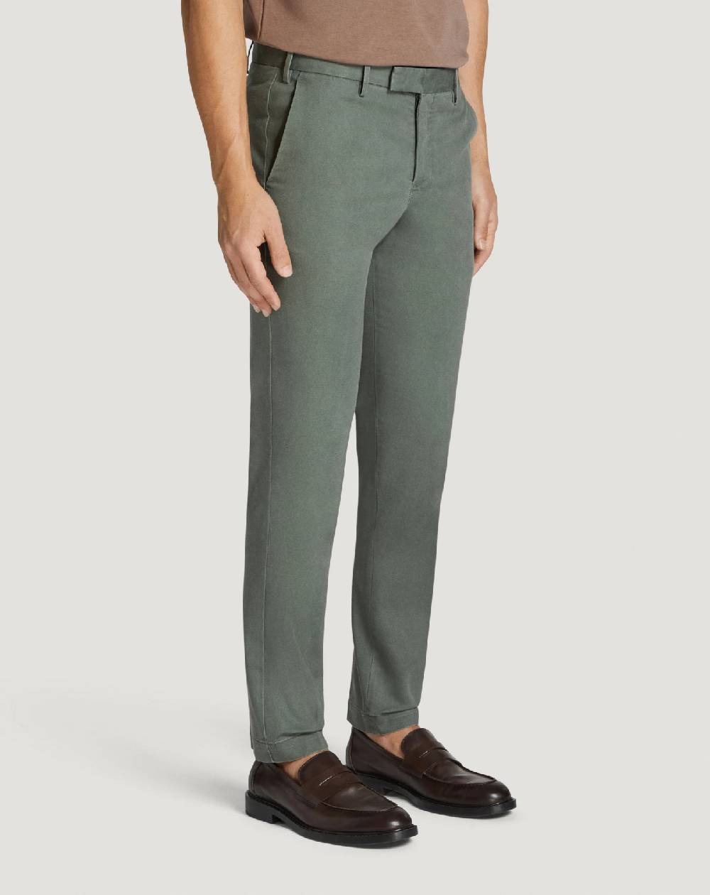 Pt Torino Pantaloni Master in cotone stretch délavé Sconto
