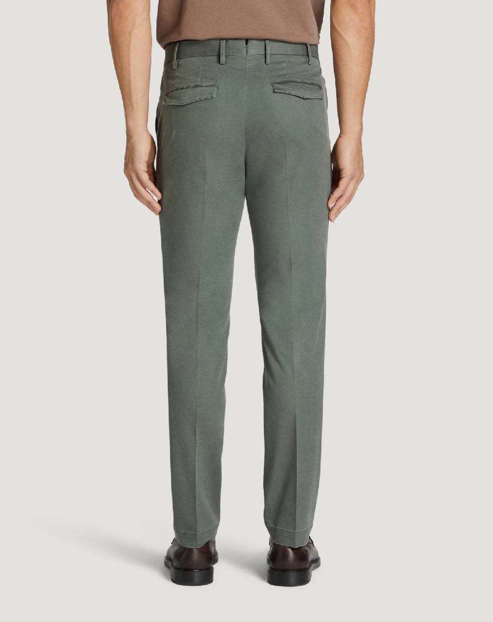 Pt Torino Pantaloni Master in cotone stretch délavé Sconto