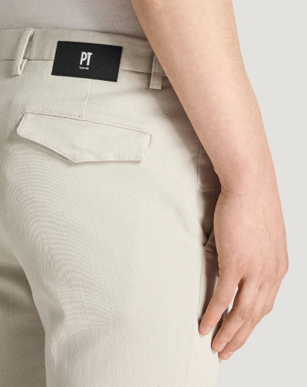 Pt Torino Pantaloni House in silky denim stretch Economico