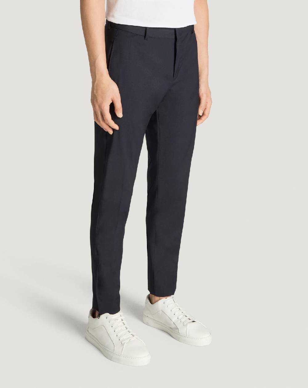 Pt Torino Pantaloni Epsilon Zip in lana active In Vendita