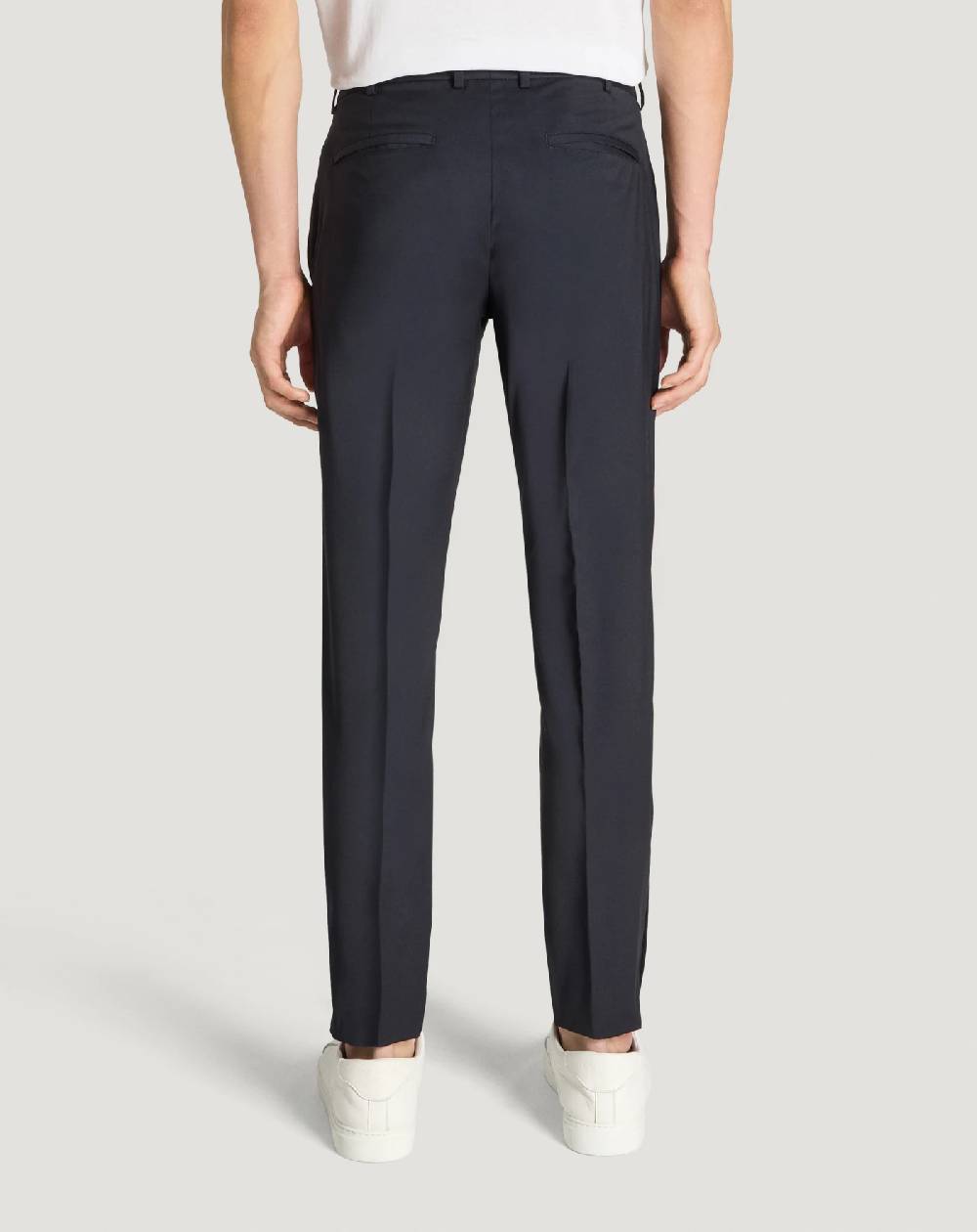 Pt Torino Pantaloni Epsilon Zip in lana active In Vendita