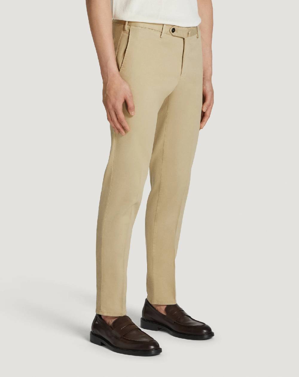 Pt Torino Pantaloni Superslim in tricotina stretch Vendita Calda
