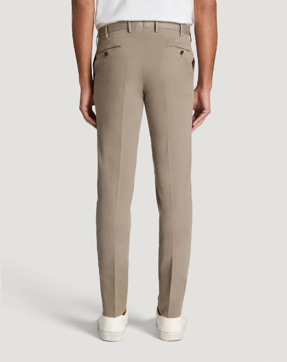 Pt Torino Pantaloni Superslim in tricotina stretch Saldi Di Fabbrica