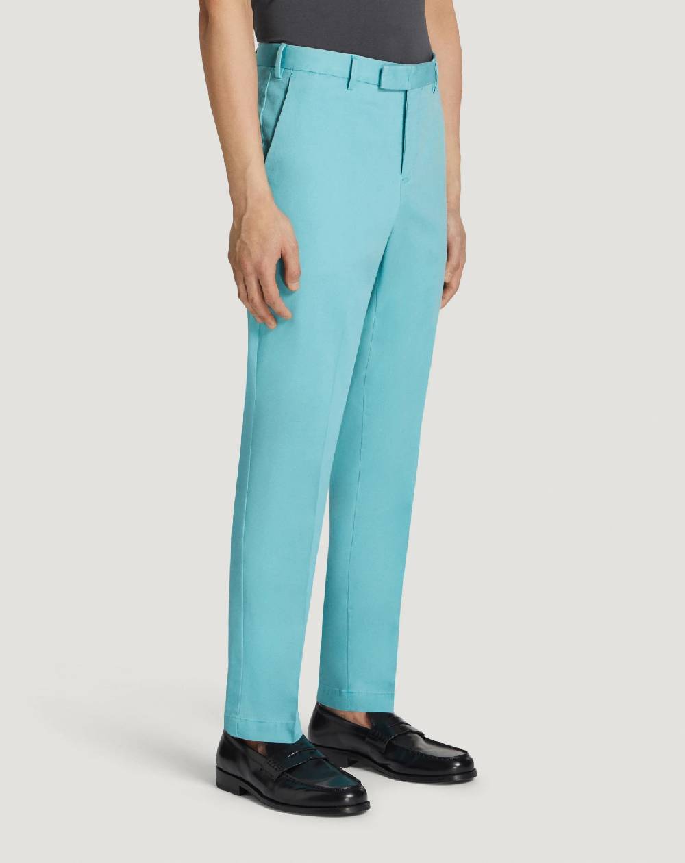 Pt Torino Pantaloni Master in cotone stretch délavé Moda