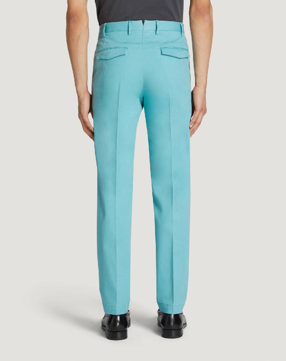 Pt Torino Pantaloni Master in cotone stretch délavé Moda