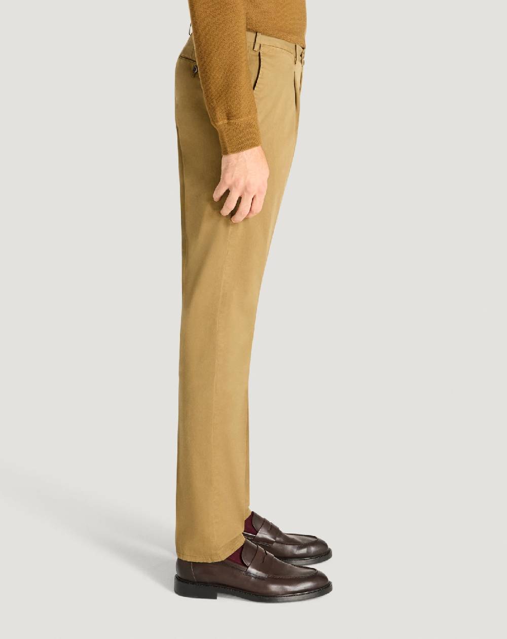 Pt Torino Pantaloni Superslim in gabardina stretch Italy