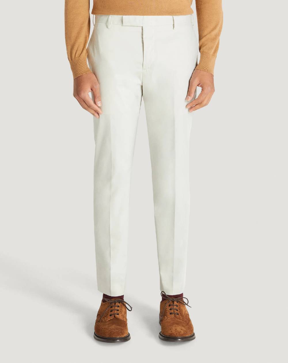 Pt Torino Pantaloni Dieci in gabardina stretch Italia