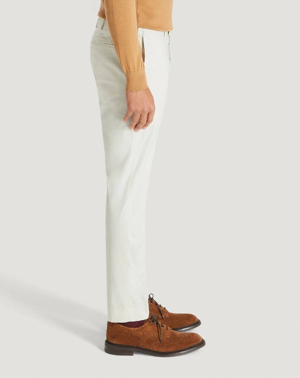 Pt Torino Pantaloni Dieci in gabardina stretch Italia