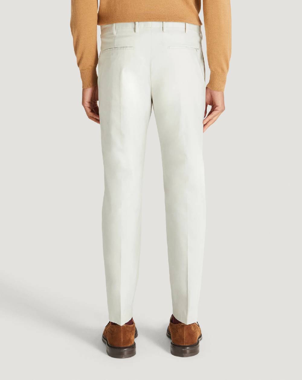 Pt Torino Pantaloni Dieci in gabardina stretch Italia
