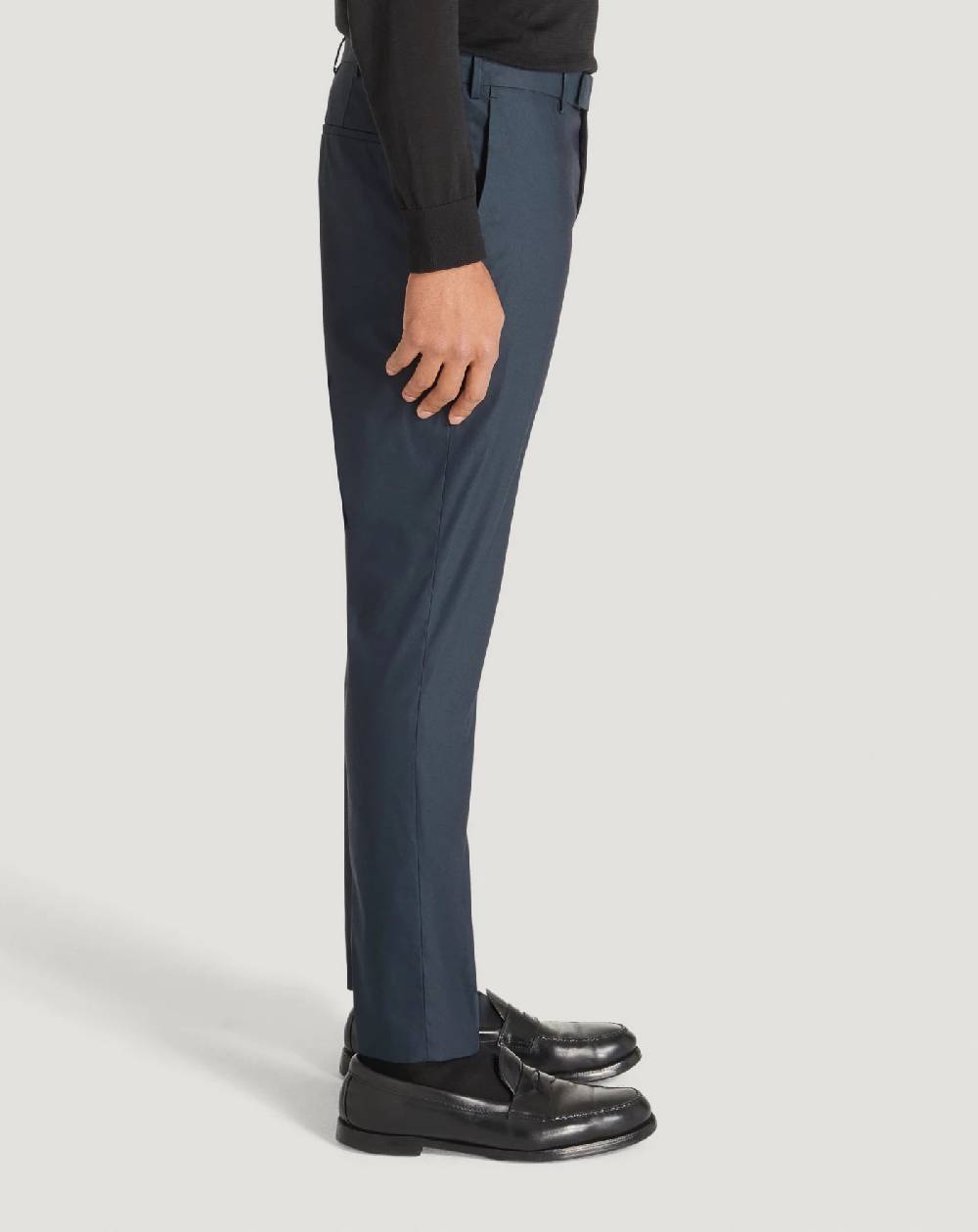 Pt Torino Pantaloni Dieci in gabardina stretch In Linea