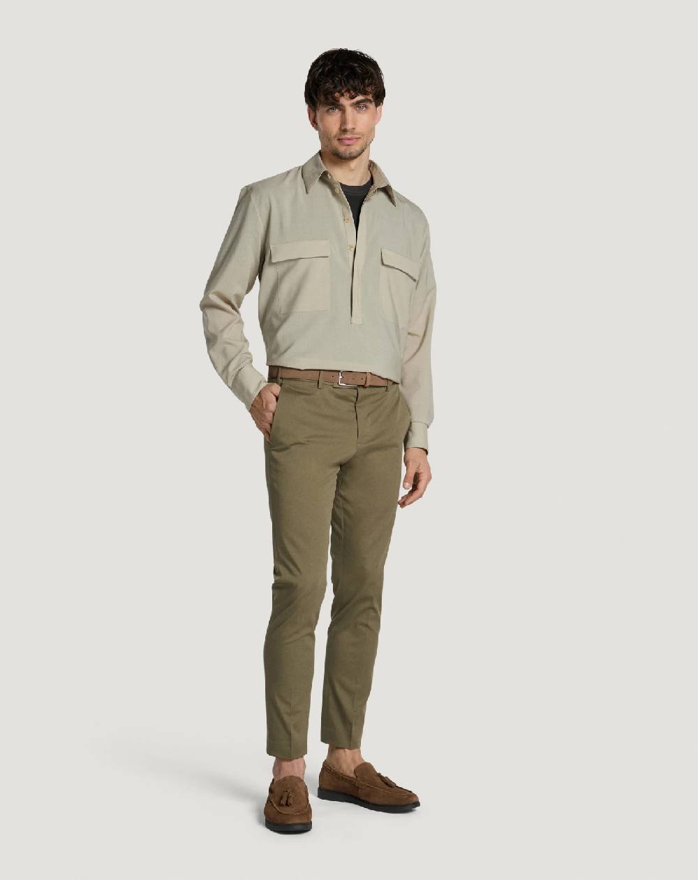 Pt Torino Pantaloni Dieci in twill Soddisfazione Garantita