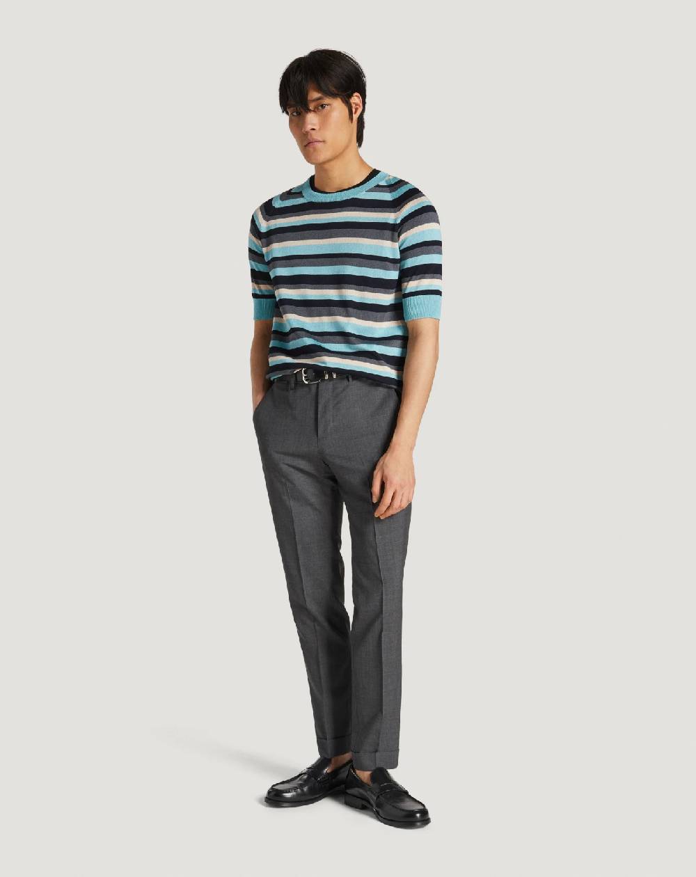 Pt Torino Pantaloni Master in lana Qualità Garantita