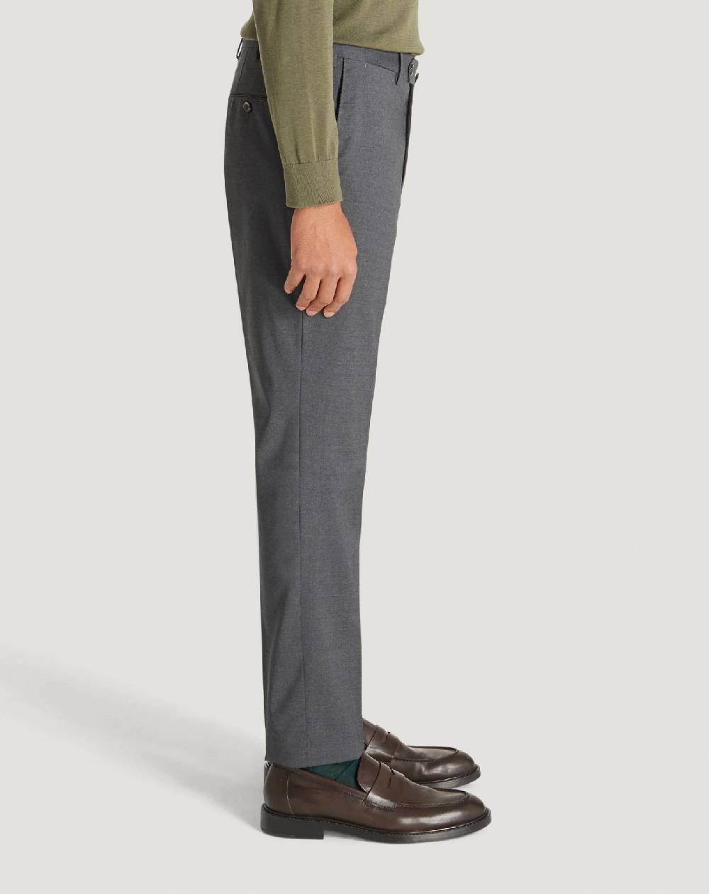 Pt Torino Pantaloni Slim in lana four season Sottocosto