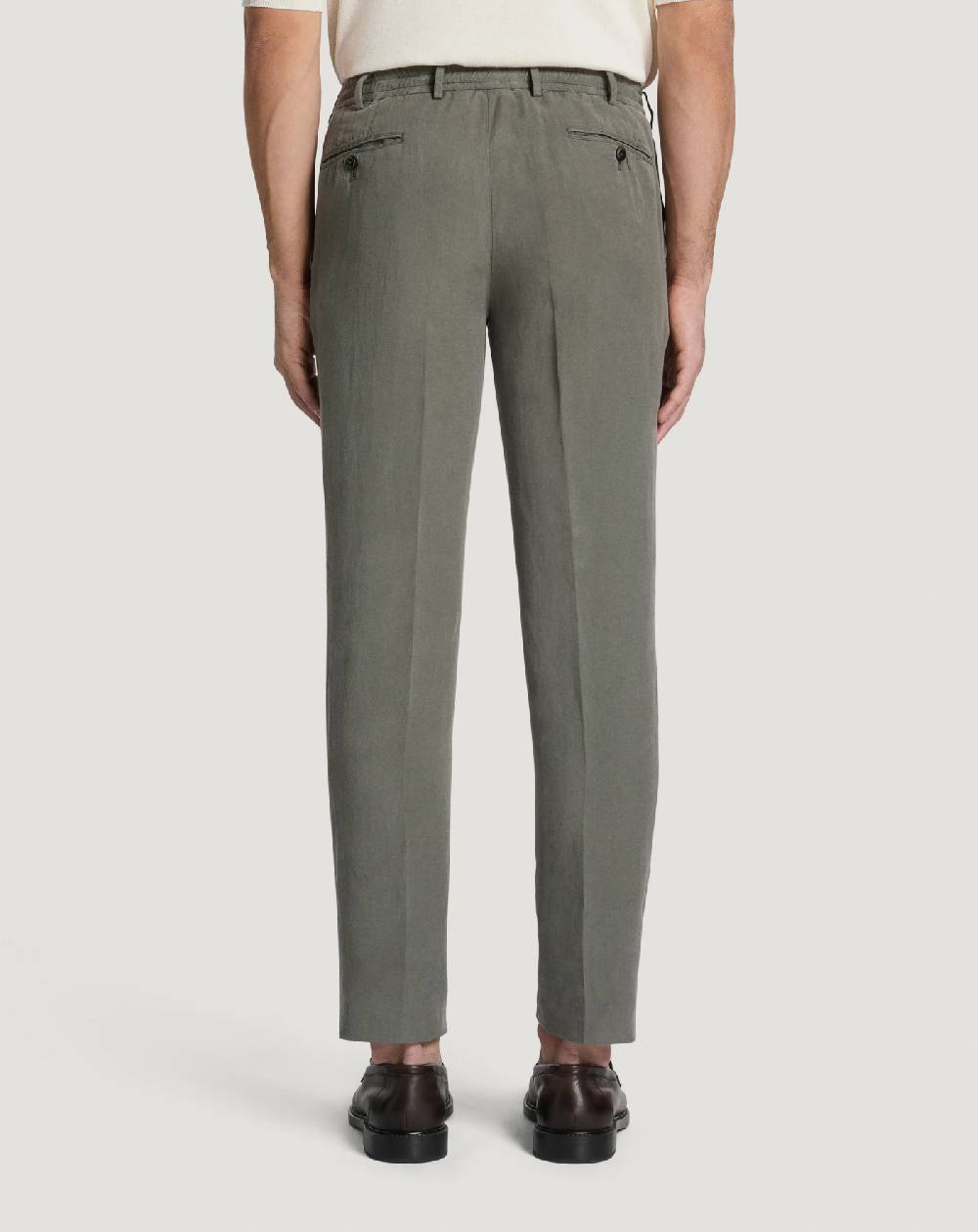 Pt Torino Pantaloni Slim in cotone e lino batavia Convenienza