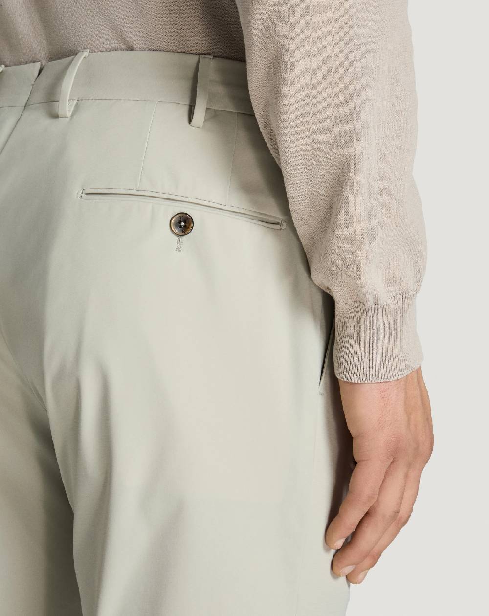 Pt Torino Pantaloni Slim in tessuto organico stretch Presa