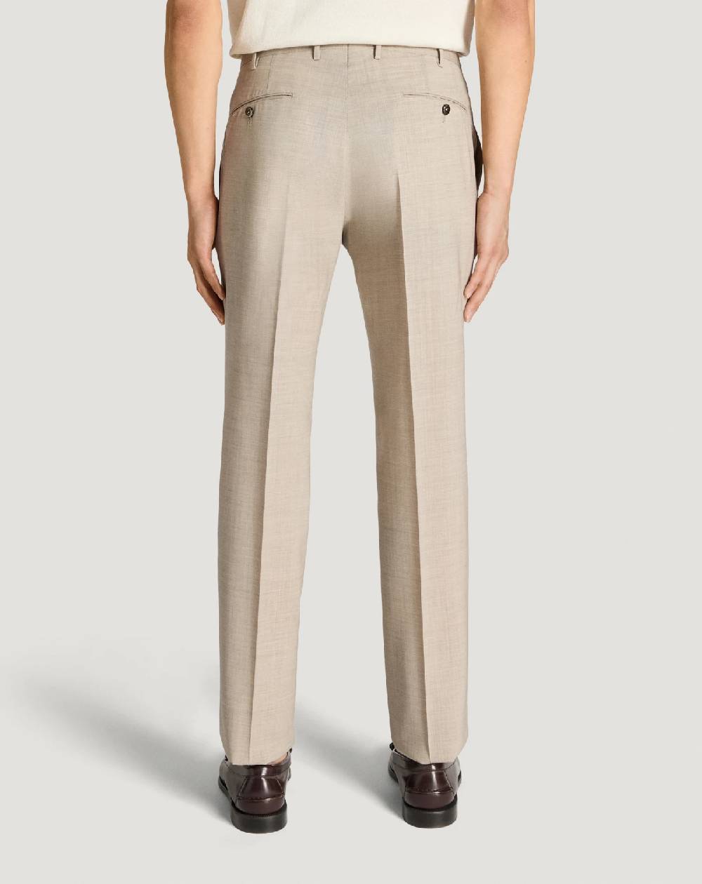 Pt Torino Pantaloni Slim in lana four season Sconto
