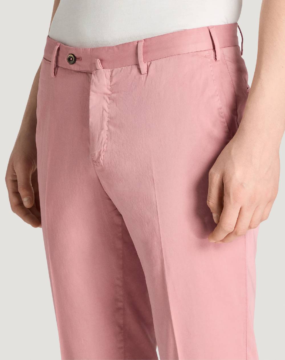 Pt Torino Pantaloni Slim in silkochino Vendita Economica