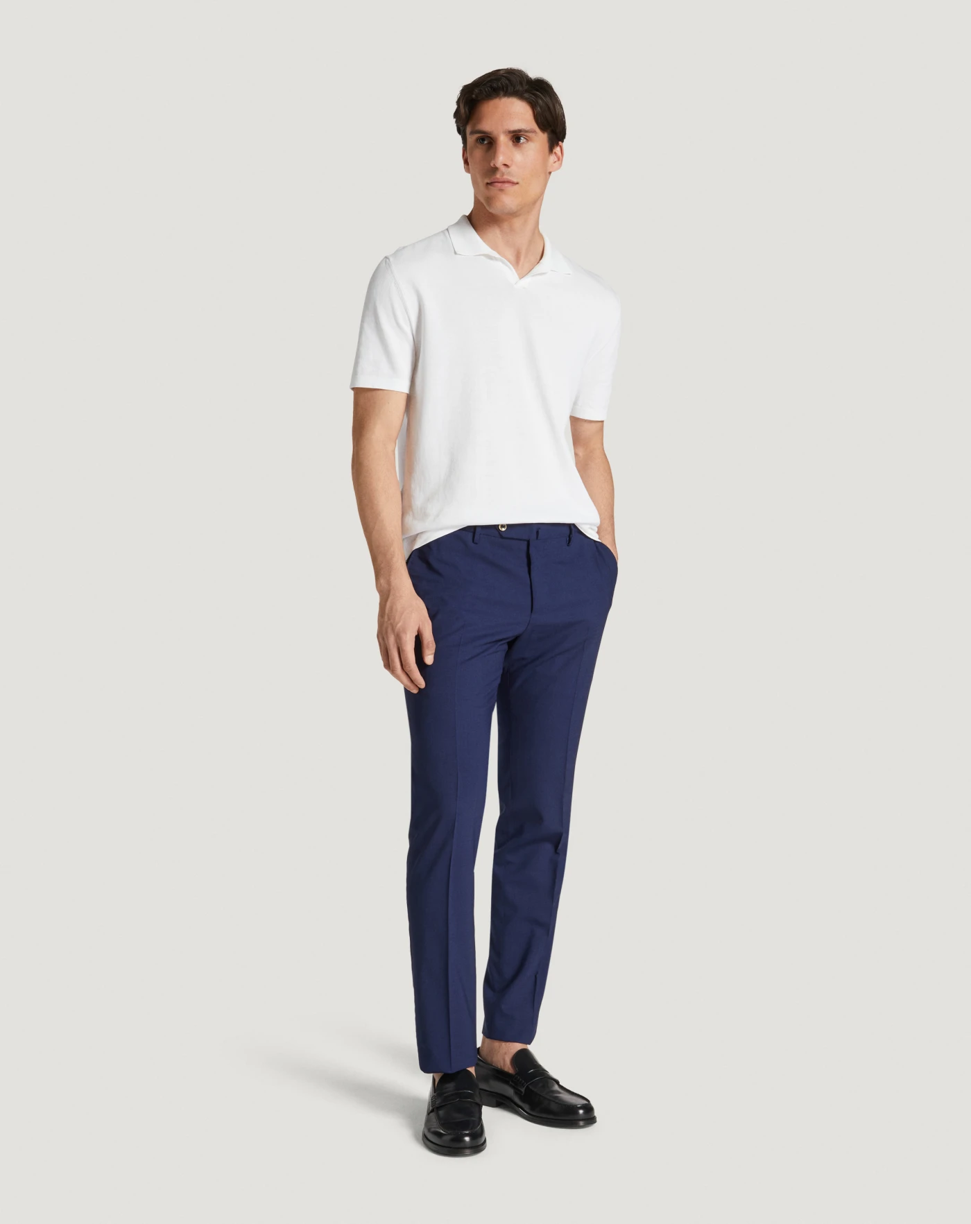 Pt Torino Pantaloni Slim in lana four season Negozio