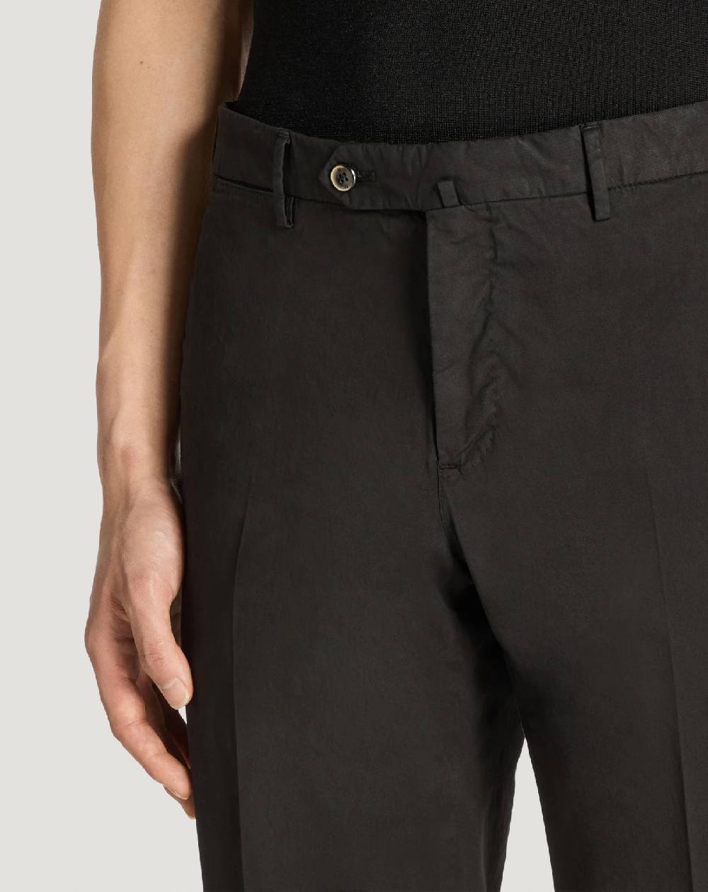 Pt Torino Pantaloni Slim in gabardina stretch Nuova