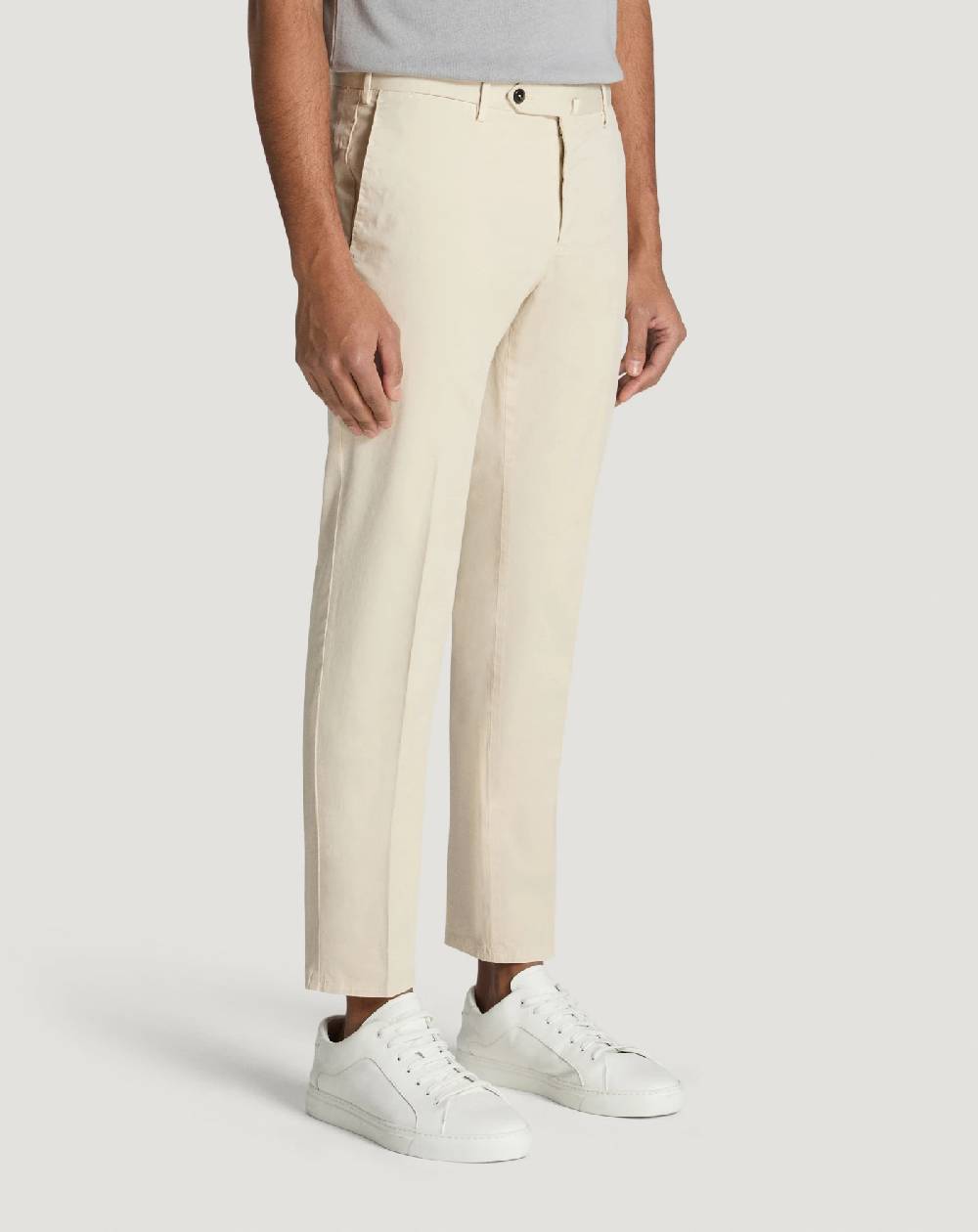 Pt Torino Pantaloni Slim in gabardina stretch Moda