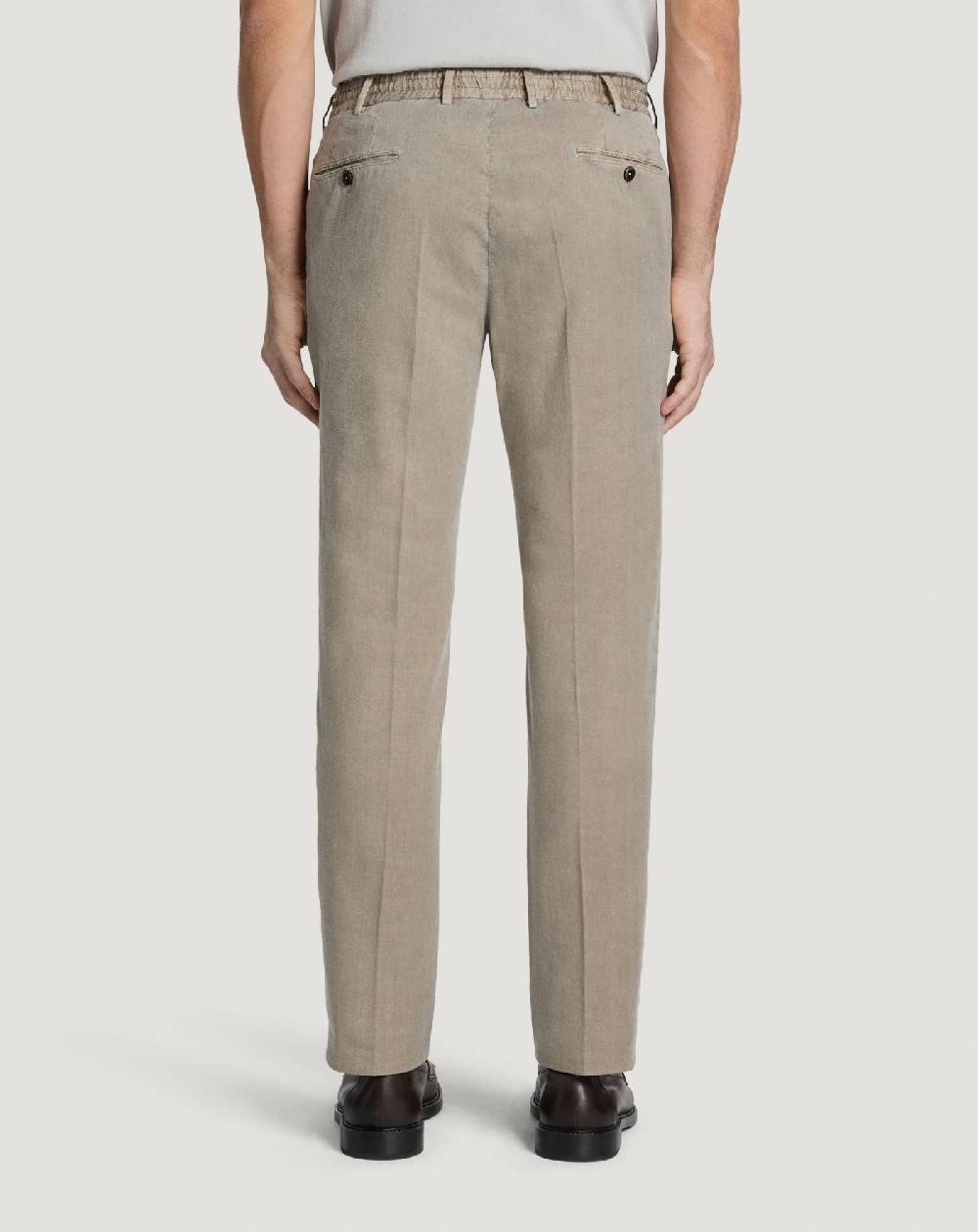 Pt Torino Pantaloni Slim in lino stretch délavé 2025