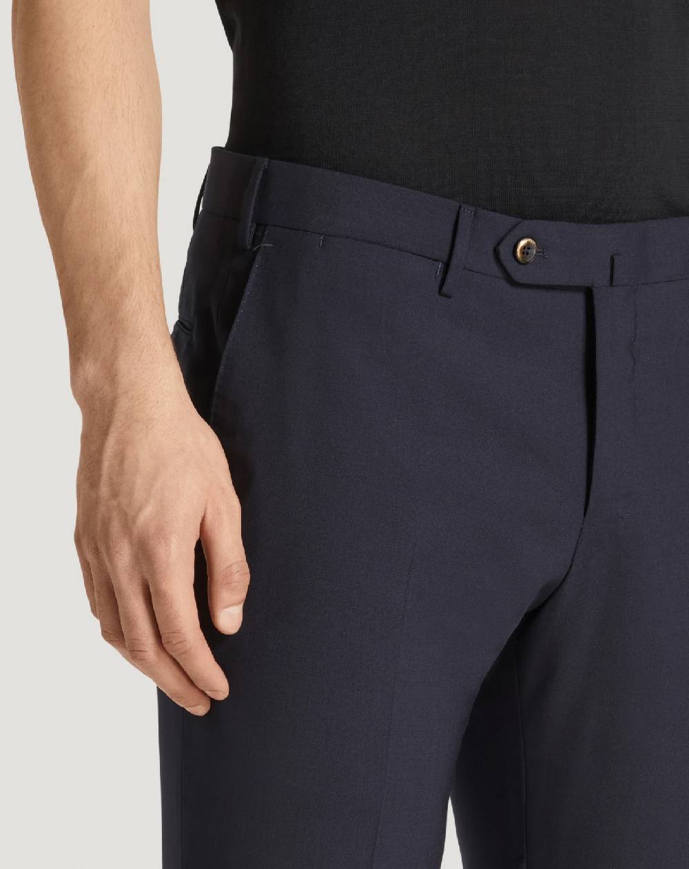 Pt Torino Pantaloni Slim in lana four season Italy