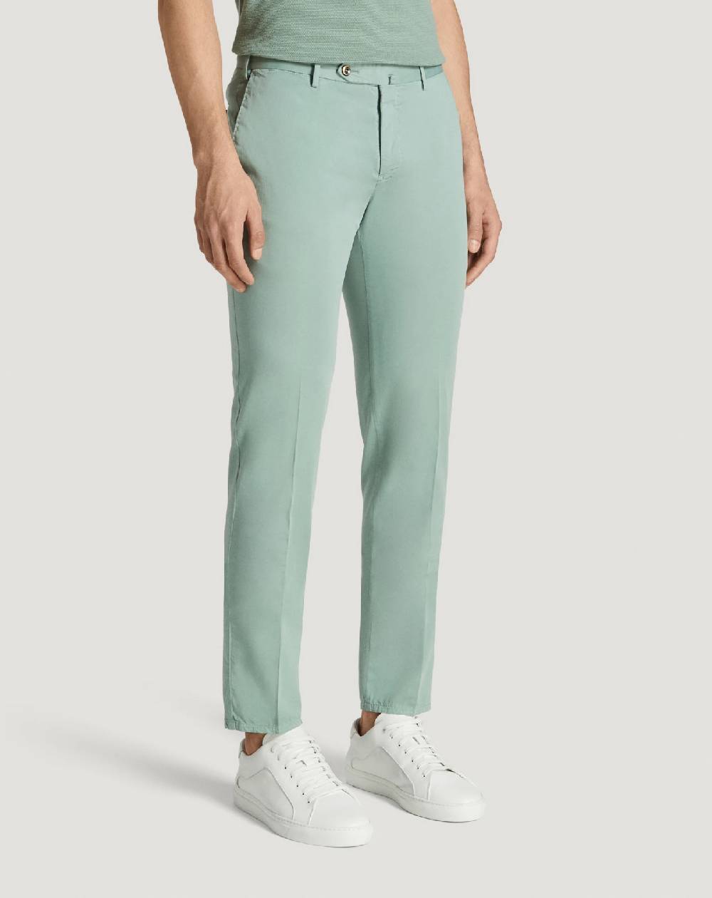 Pt Torino Pantaloni Slim in silkochino In Linea
