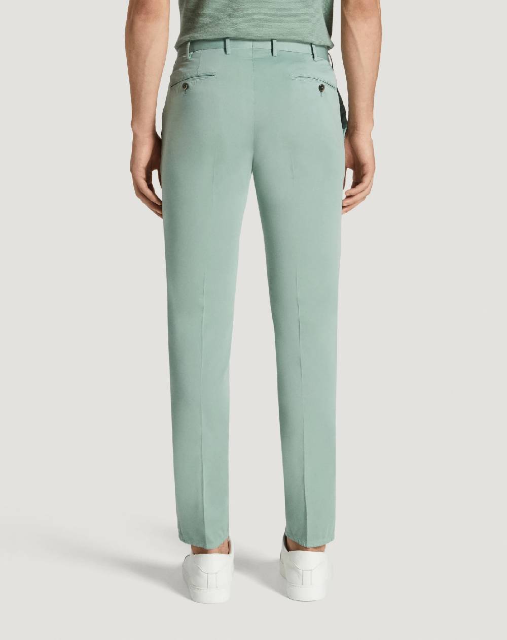 Pt Torino Pantaloni Slim in silkochino In Linea