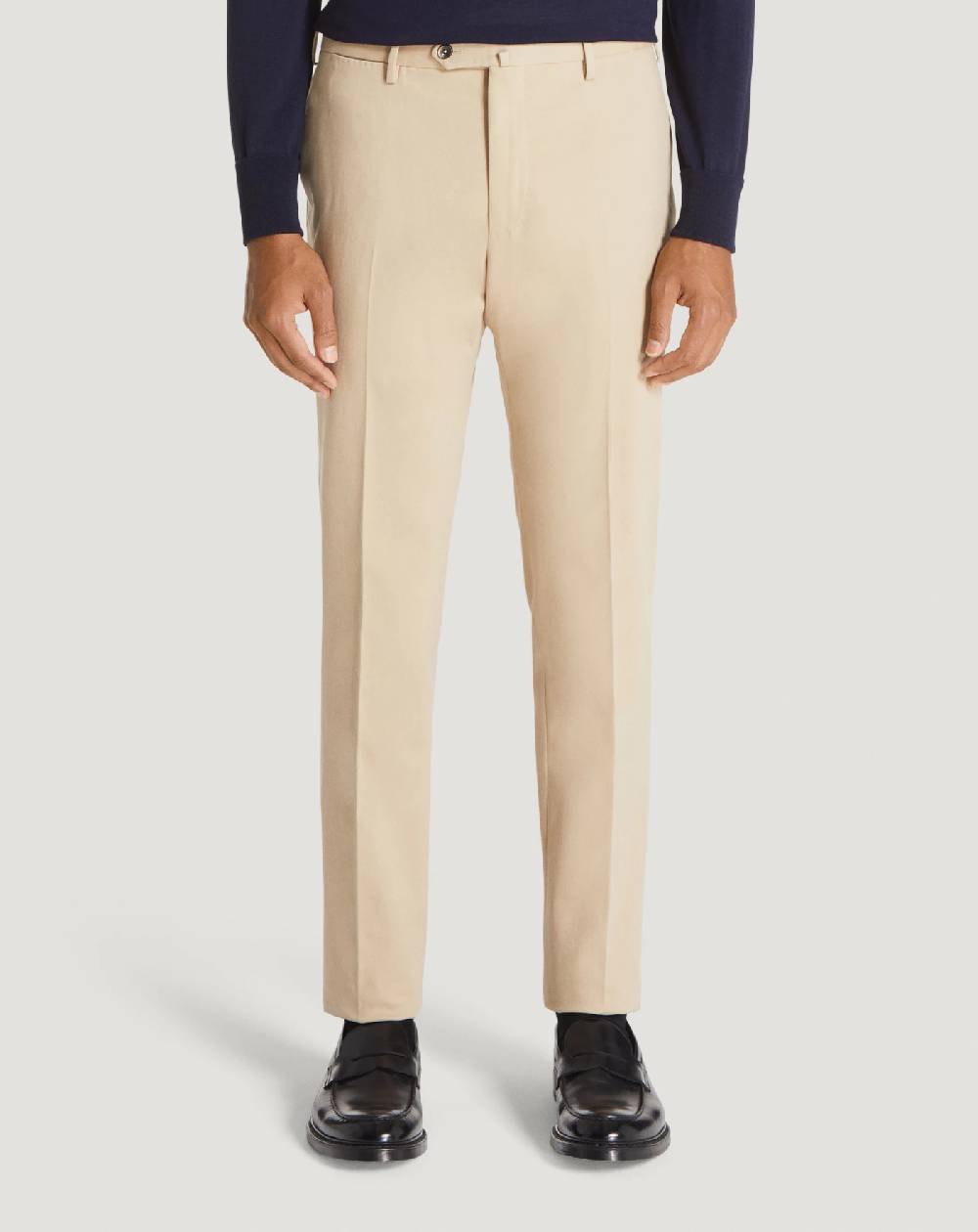 Pt Torino Pantaloni Slim in cotone & cachemire Qualità