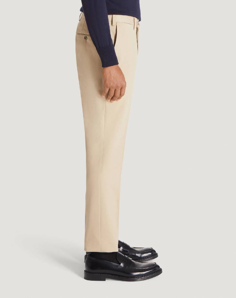 Pt Torino Pantaloni Slim in cotone & cachemire Qualità