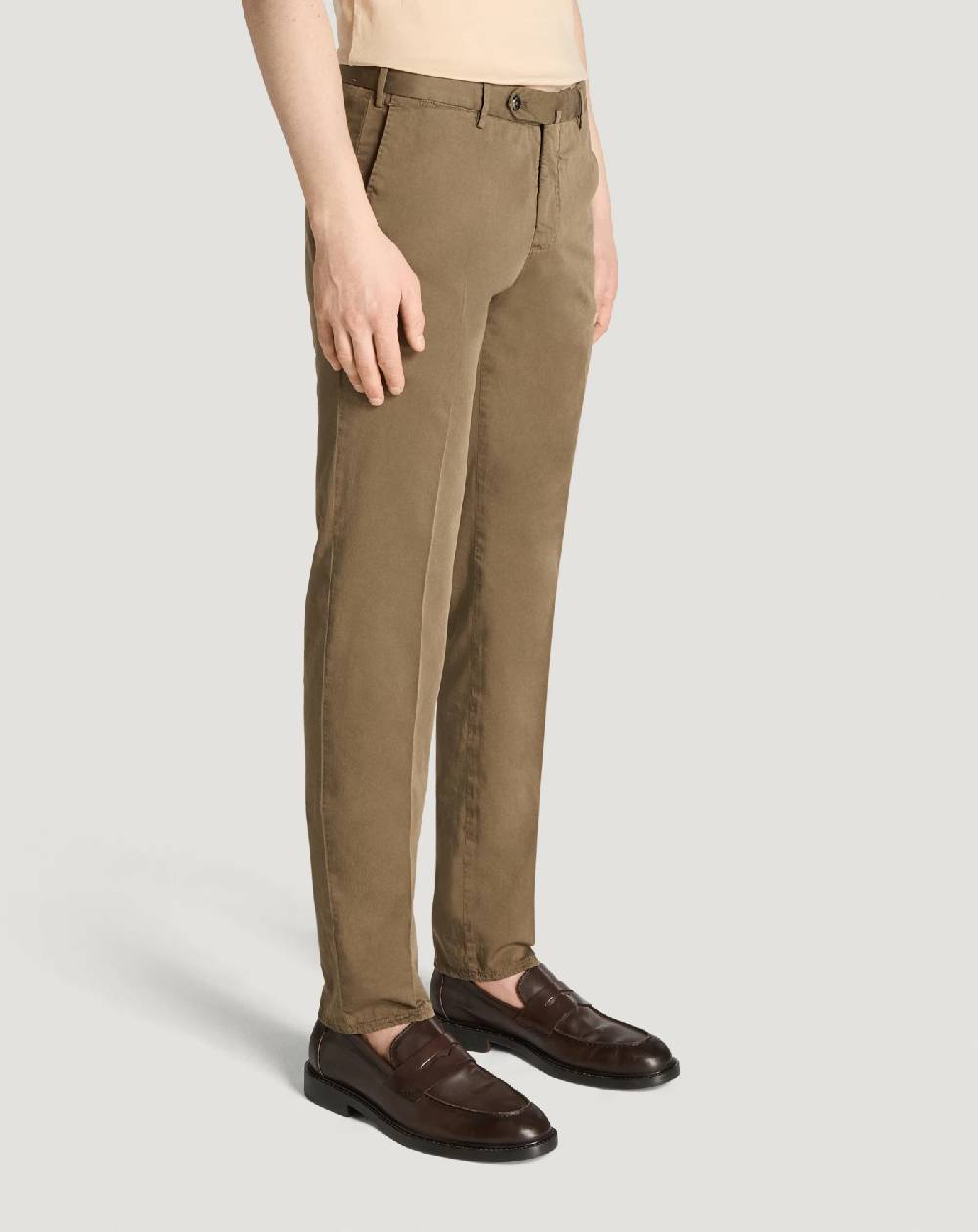 Pt Torino Pantaloni Slim in silkochino Vendita