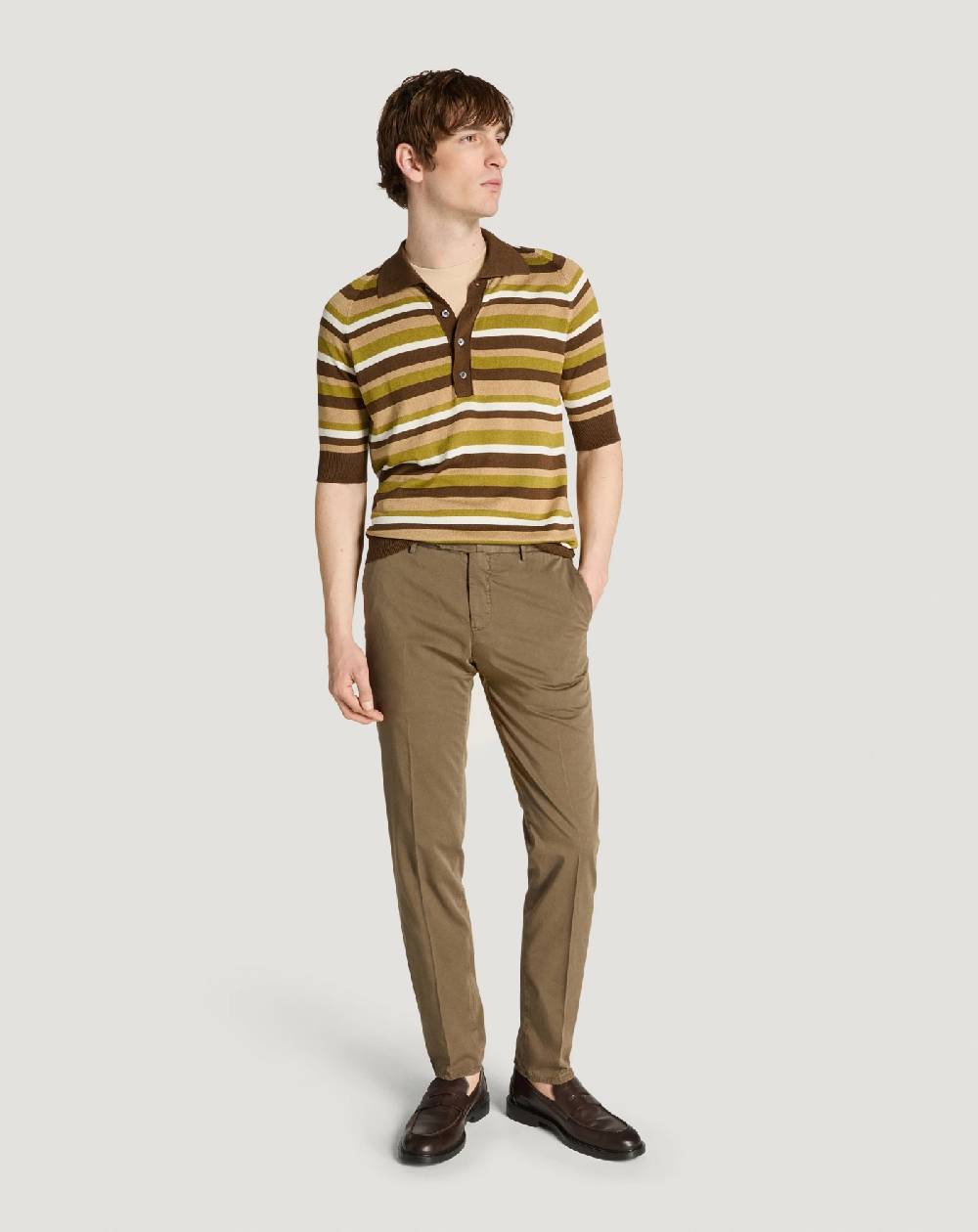 Pt Torino Pantaloni Slim in silkochino Vendita