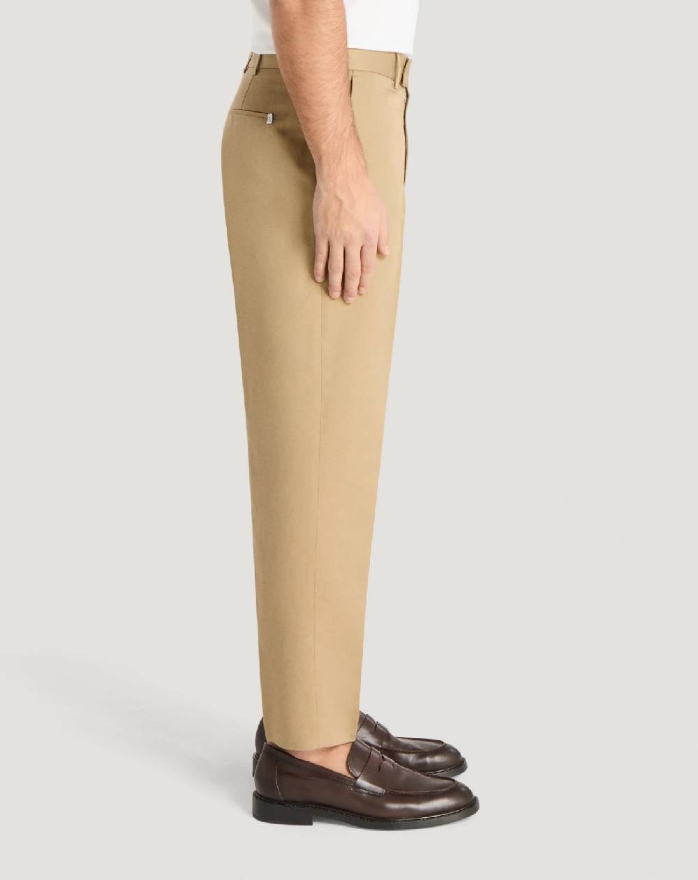 Pt Torino Pantaloni Rebel in gabardina di cotone e lino Fino al 65% di sconto
