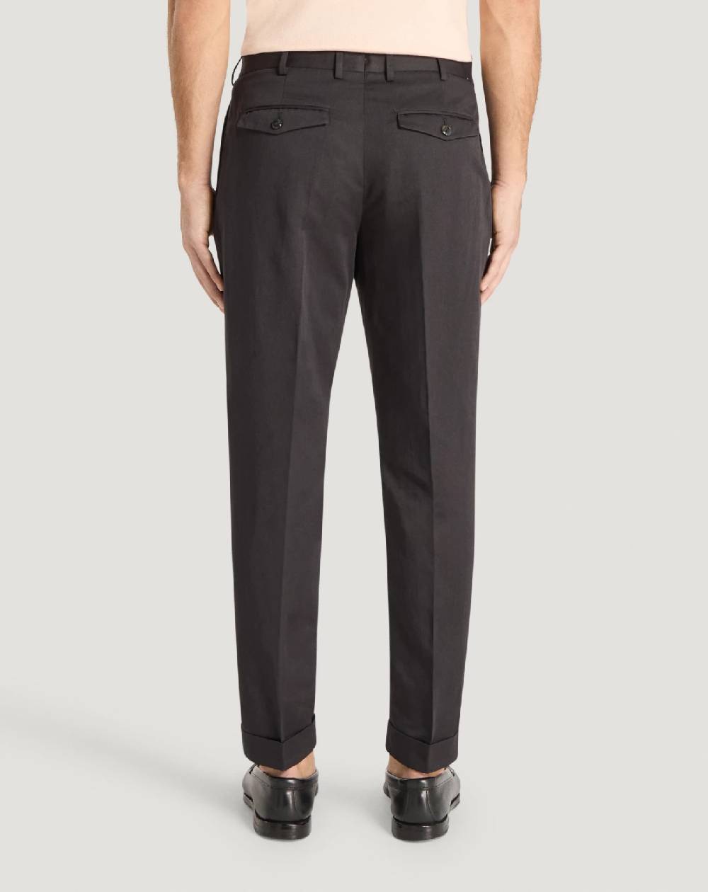 Pt Torino Pantaloni Rebel in gabardina di cotone e lino Promozione Limitata