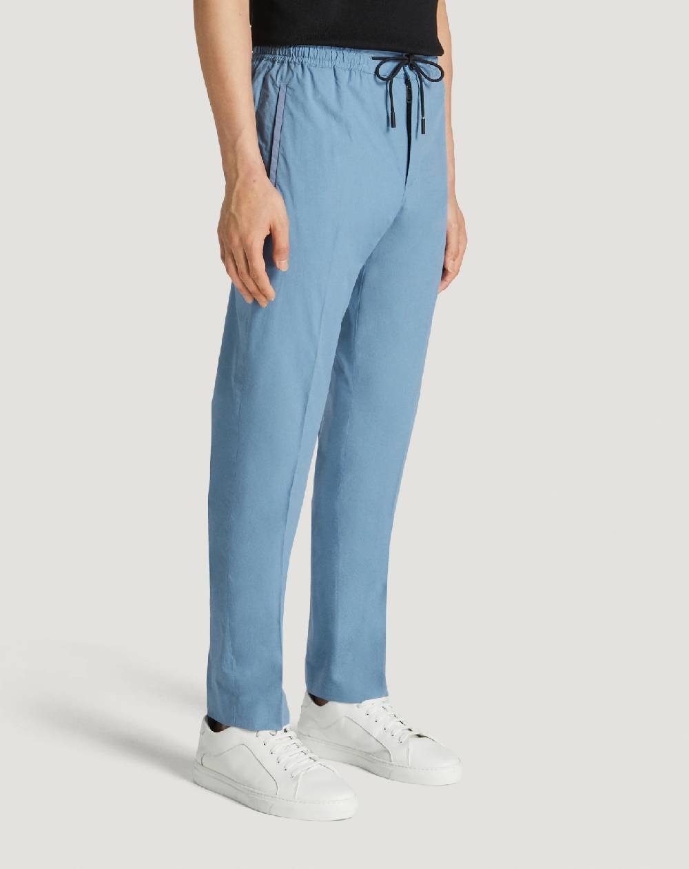 Pt Torino Pantaloni Omega in popeline stretch Nuova