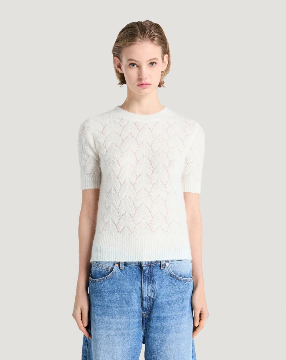 Pt Torino Maglia in mohair e lana Spedizione Gratuita