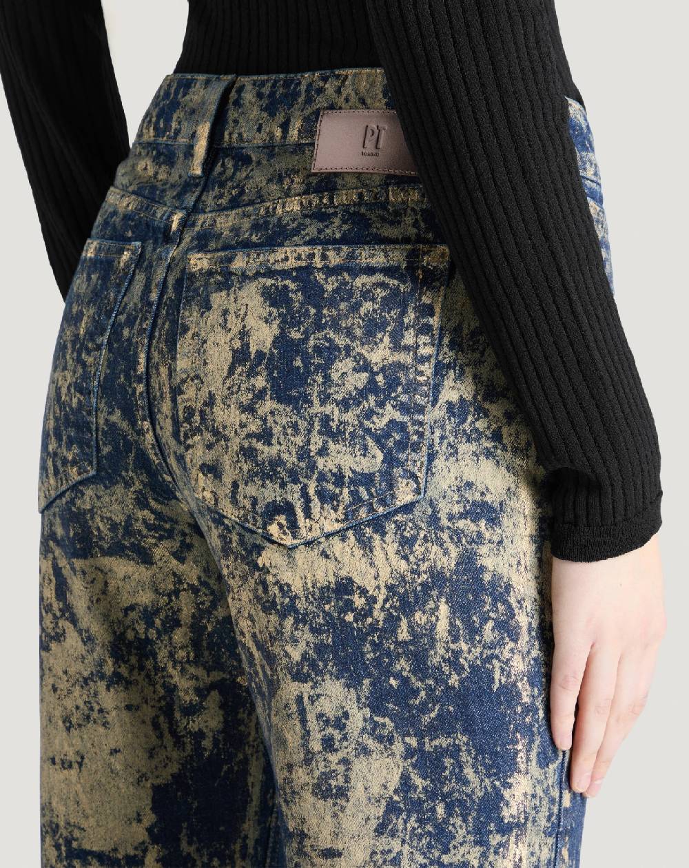 Pt Torino Jeans Alanis in denim di cotone Qualità Garantita