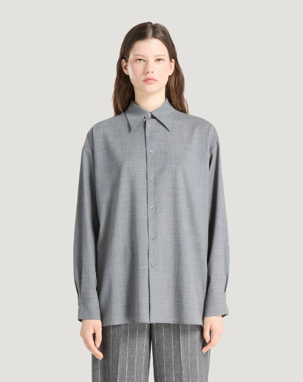Pt Torino Camicia in lana Fino Al -60%