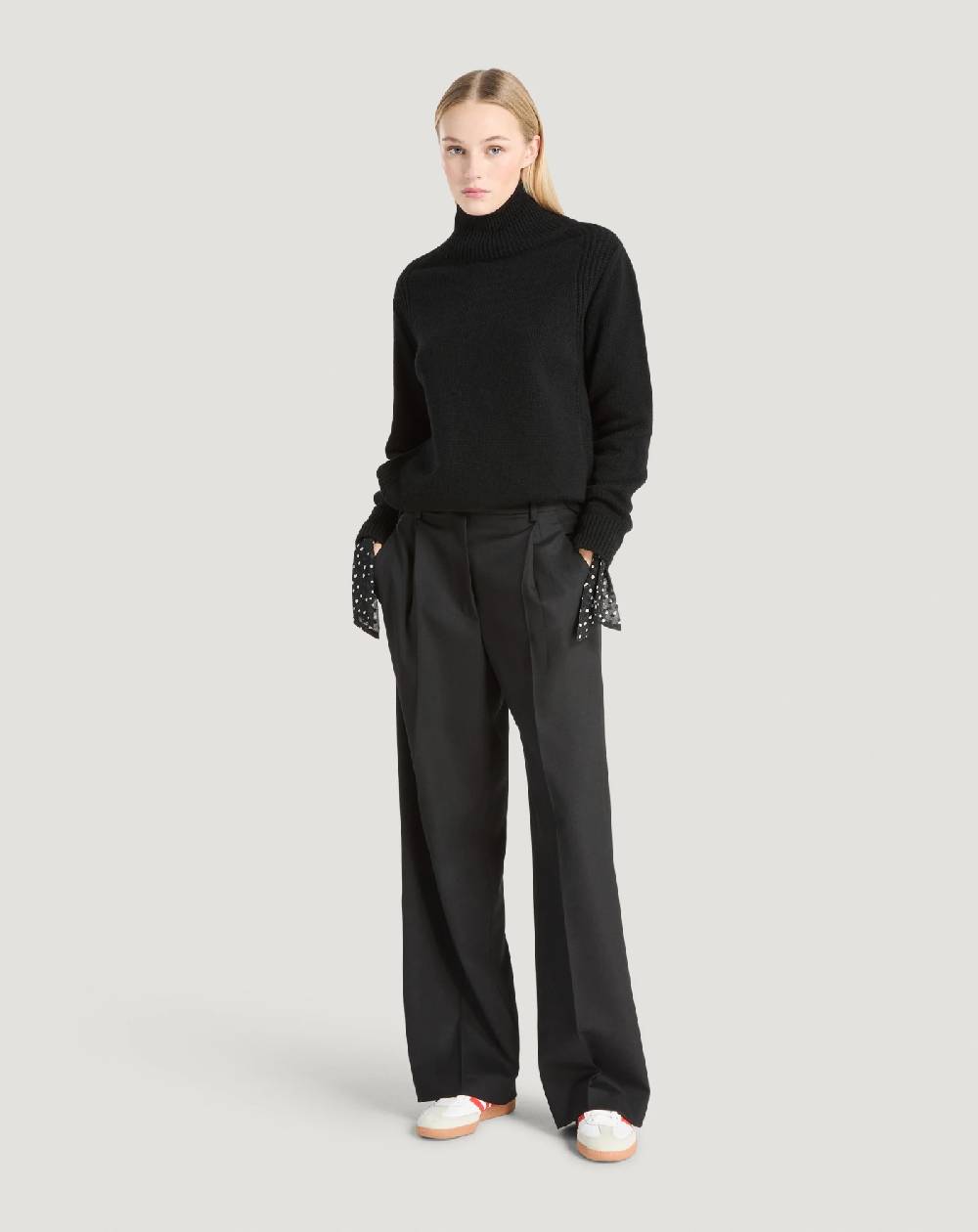 Pt Torino Pantaloni Isabel in lana stretch Novità