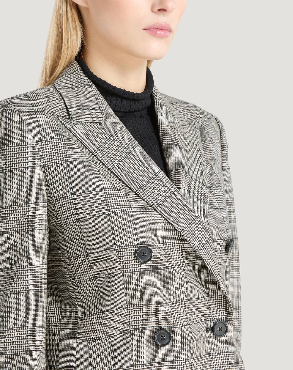 Pt Torino Blazer in lana check Presa