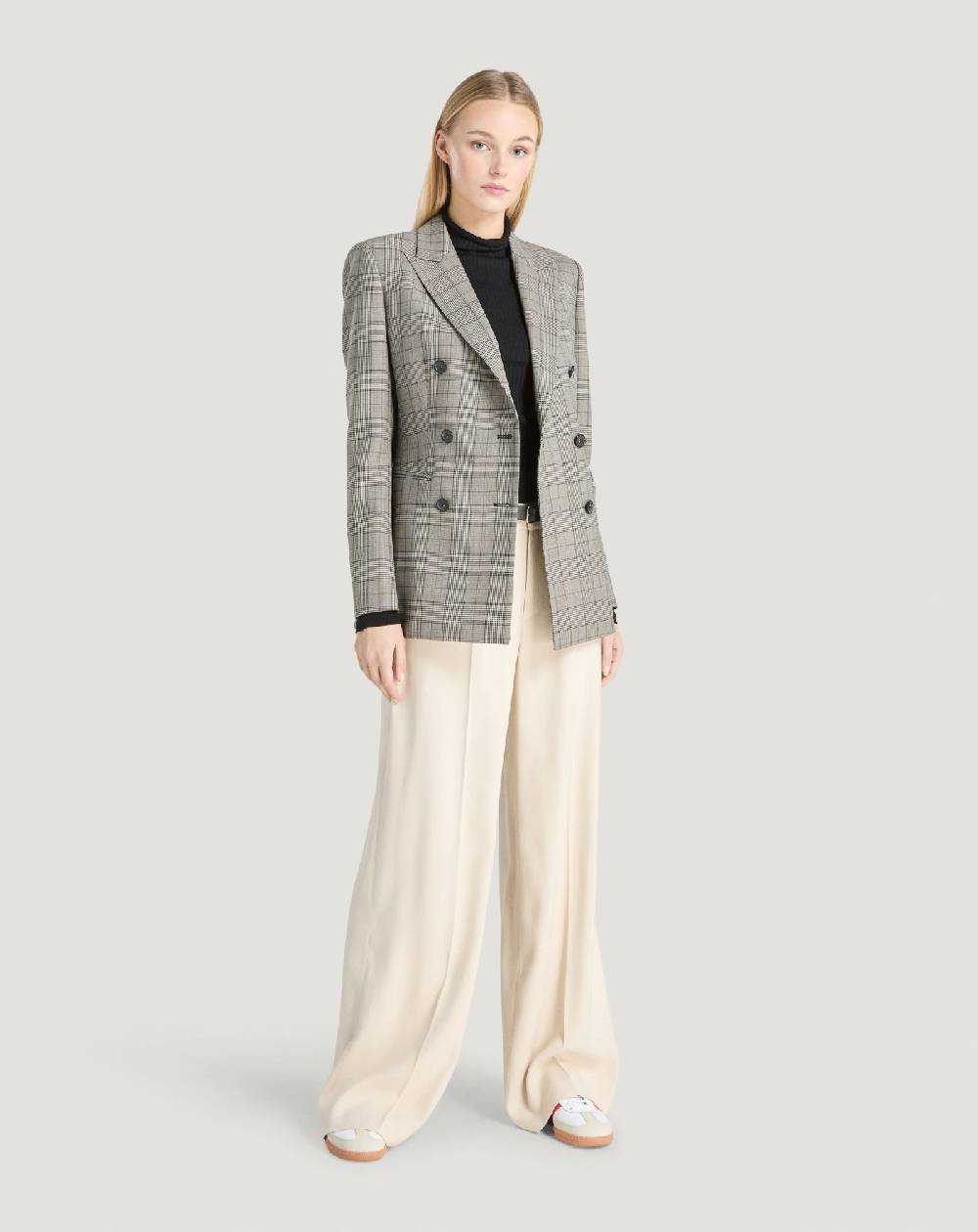 Pt Torino Blazer in lana check Presa